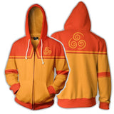 Avatar the Last Airbender 3D Print Hoodies Men Women Sweatshirts Zipper Jacket