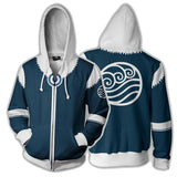 Avatar the Last Airbender 3D Print Hoodies Men Women Sweatshirts Zipper Jacket