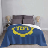 Fallout Vault Tec 101 Household Flannel Blanket