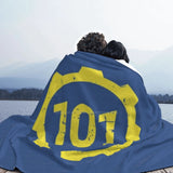 Fallout Vault Tec 101 Household Flannel Blanket