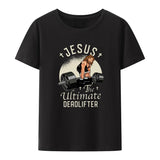 Moshi Jesus Desu: Funny Men's Tee with Plus Size Comfort