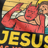 Jesus Has Your Back Jiu Jitsu: Retro Christian T-Shirts