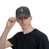 Fallout Vault Boy Thumbs Up Distressed Cotton Baseball Cap Hat Headwear