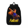 Fallout Lucy Vault 33 Black Backpack Unisex Canvas Bag