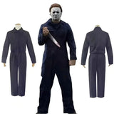 Bloody Killer Michael Myers Cosplay Outfit Halloween Costume Jumpsuit Horror Mask