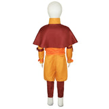 Avatar：The Last Airbender Aang Cosplay Jumpsuit Adult Kids Unisex Costume