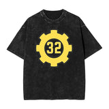 Fallout Vault-Tec Vault 32 Logo Casual T-Shirts Tees