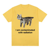 I Am Contaminated Funny Cat Meme T-Shirt