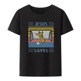 Moshi Jesus Desu: Funny Men's Tee with Plus Size Comfort