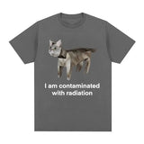 I Am Contaminated Funny Cat Meme T-Shirt