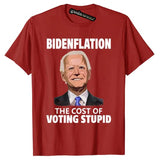 Joe Bidenflation: The Cost of Voting Stupid - Funny Political Tee