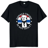 Not Guilty Trump 2024: Funny Political Meme Tee for Trump Fans