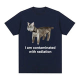 I Am Contaminated Funny Cat Meme T-Shirt