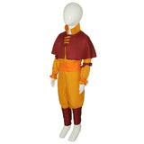 Avatar：The Last Airbender Aang Cosplay Jumpsuit Adult Kids Unisex Costume