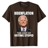 Joe Bidenflation: The Cost of Voting Stupid - Funny Political Tee