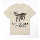 I Am Contaminated Funny Cat Meme T-Shirt