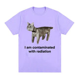 I Am Contaminated Funny Cat Meme T-Shirt