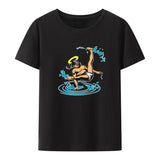 Moshi Jesus Desu: Funny Men's Tee with Plus Size Comfort