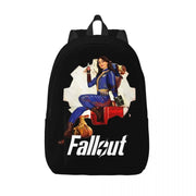 Fallout Lucy Explorer Vault 33 Backpack Unisex Canvas Bag Black